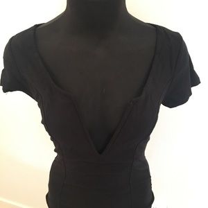 Free people black bodysuit